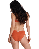 Current Coolness Moderate Bikini Bottoms in Ginger Spice