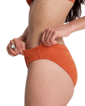 Current Coolness Moderate Bikini Bottoms in Ginger Spice