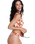 Hazy Days Cheeky Bikini Bottoms in Ginger Spice Flora