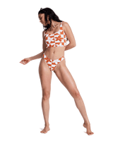 Hazy Days Cheeky Bikini Bottoms in Ginger Spice Flora