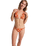 Hazy Days Moderate Bikini Bottoms in Ginger Spice Flores