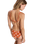 Hazy Days Moderate Bikini Bottoms in Ginger Spice Flores
