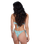 Wildside Paisley Tanga Cheeky Bikini Bottoms in Oil Green Wildside Paisley