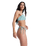 Wildside Paisley Tanga Cheeky Bikini Bottoms in Oil Green Wildside Paisley