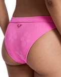 Paradise Moderate Bikini Bottoms in Sangria Sunset