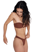 Sunshine Cheeky Bikini Bottoms in Cappuccino