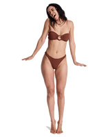 Sunshine Cheeky Bikini Bottoms in Cappuccino