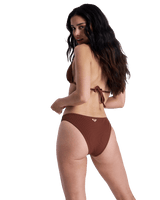 Sunshine Moderate Bikini Bottoms in Cappuccino