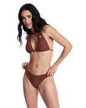 Sunshine Moderate Bikini Bottoms in Cappuccino