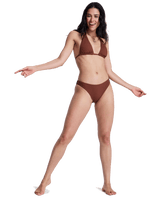 Sunshine Moderate Bikini Bottoms in Cappuccino