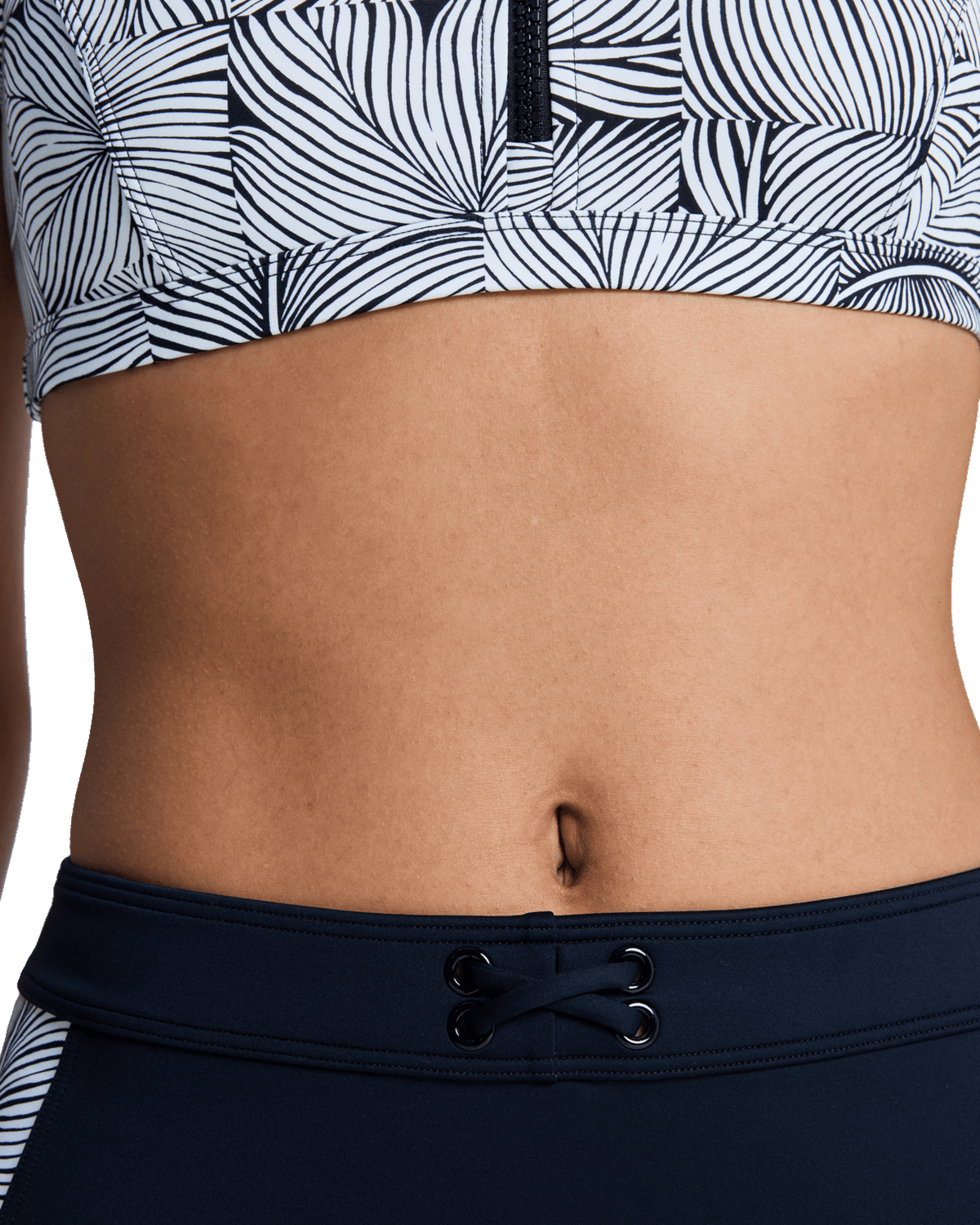 Pro Surf Classic Bikini Bottoms in Anthracite Popiscus