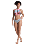 Pro Surf Cheeky Bikini Bottoms in Anthracite Popiscus