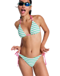 Roxy x Juicy Couture Tanga Tie Bikini Bottoms in Island Green