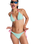 Roxy x Juicy Couture Tanga Tie Bikini Bottoms in Island Green