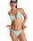 Roxy x Juicy Couture Tanga Tie Bikini Bottoms in Island Green