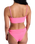 Roxy x Juicy Couture Cheeky Bikini Bottoms in Azalea Pink