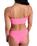 Roxy x Juicy Couture Cheeky Bikini Bottoms in Azalea Pink