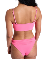 Roxy x Juicy Couture Cheeky Bikini Bottoms in Azalea Pink