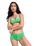 Roxy x Juicy Couture Shorty Bikini Bottoms in Island Green