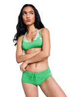 Roxy x Juicy Couture Shorty Bikini Bottoms in Island Green