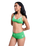 Roxy x Juicy Couture Shorty Bikini Bottoms in Island Green