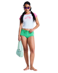 Roxy x Juicy Couture Shorty Bikini Bottoms in Island Green