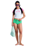 Roxy x Juicy Couture Shorty Bikini Bottoms in Island Green