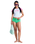 Roxy x Juicy Couture Shorty Bikini Bottoms in Island Green