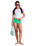 Roxy x Juicy Couture Shorty Bikini Bottoms in Island Green
