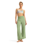 The Roxy Womens Along The Beach Trousers in Basil