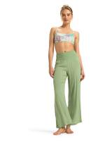 The Roxy Womens Along The Beach Trousers in Basil
