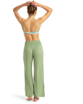 The Roxy Womens Along The Beach Trousers in Basil