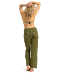 The Roxy Womens Lagos Dream Trousers in Loden Green