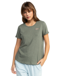 The Roxy Saturdaze T-Shirt in Agave Green | Available at Anns Cottage