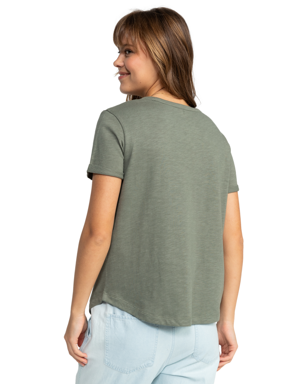 The Roxy Saturdaze T-Shirt in Agave Green | Available at Anns Cottage