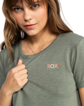The Roxy Saturdaze T-Shirt in Agave Green | Available at Anns Cottage