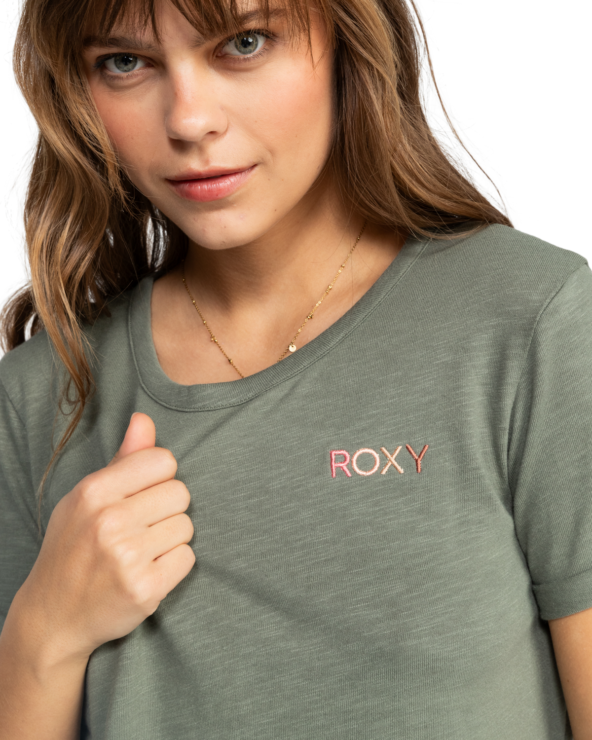 The Roxy Saturdaze T-Shirt in Agave Green | Available at Anns Cottage
