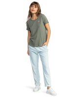 The Roxy Saturdaze T-Shirt in Agave Green | Available at Anns Cottage