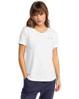 The Roxy Saturdaze T-Shirt in Snow White | Available at Anns Cottage