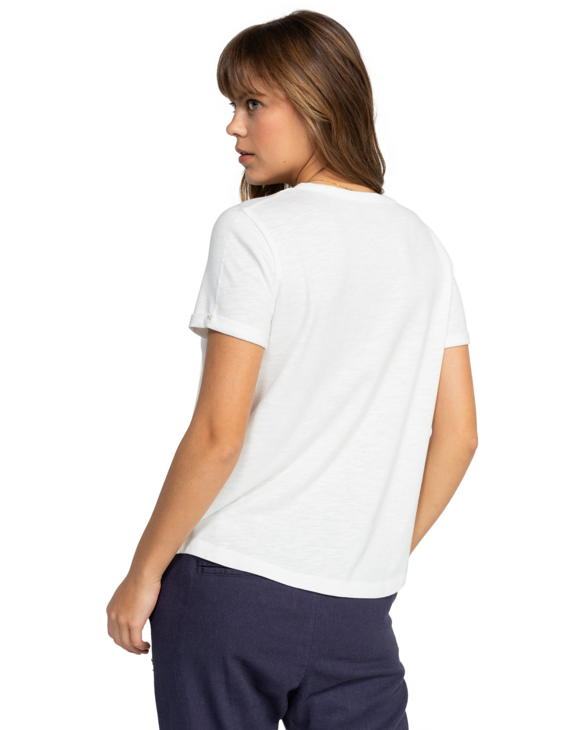 The Roxy Saturdaze T-Shirt in Snow White | Available at Anns Cottage