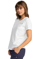 The Roxy Saturdaze T-Shirt in Snow White | Available at Anns Cottage