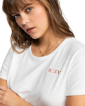 The Roxy Saturdaze T-Shirt in Snow White | Available at Anns Cottage