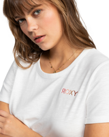 The Roxy Saturdaze T-Shirt in Snow White | Available at Anns Cottage