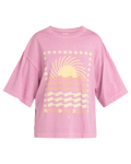 The Roxy Womens Sweet Shine T-Shirt in Mauve Orchid