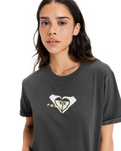 The Roxy Womens Oceanregular Corpo T-Shirt in Phantom