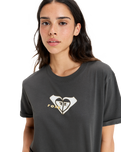 The Roxy Womens Oceanregular Corpo T-Shirt in Phantom