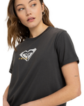 The Roxy Womens Oceanregular Corpo T-Shirt in Phantom