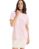 The Roxy Womens Oceanregular Corpo T-Shirt in Bleached Mauve