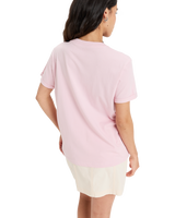 The Roxy Womens Oceanregular Corpo T-Shirt in Bleached Mauve