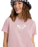 The Roxy Womens Oceanregular Corpo T-Shirt in Bleached Mauve